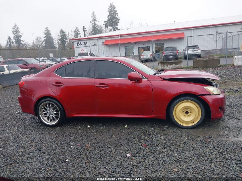2008 Lexus Is 250 VIN: JTHBK262882072280 Lot: 43833501