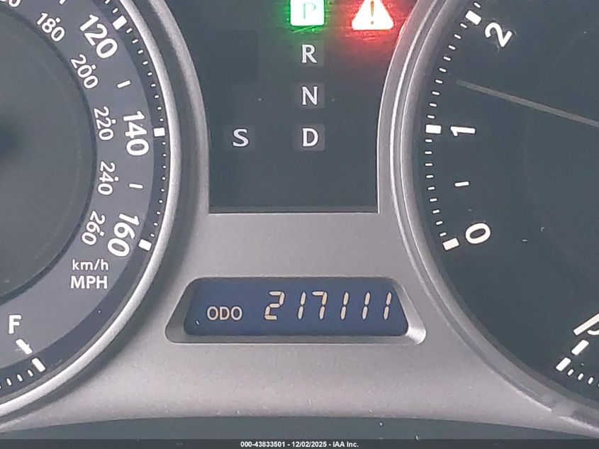 2008 Lexus Is 250 VIN: JTHBK262882072280 Lot: 43833501