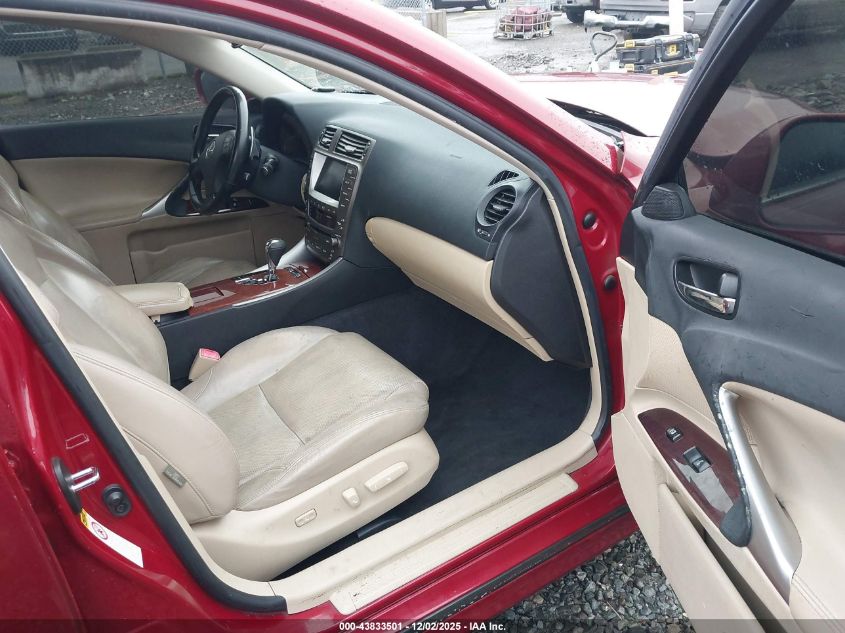 2008 Lexus Is 250 VIN: JTHBK262882072280 Lot: 43833501