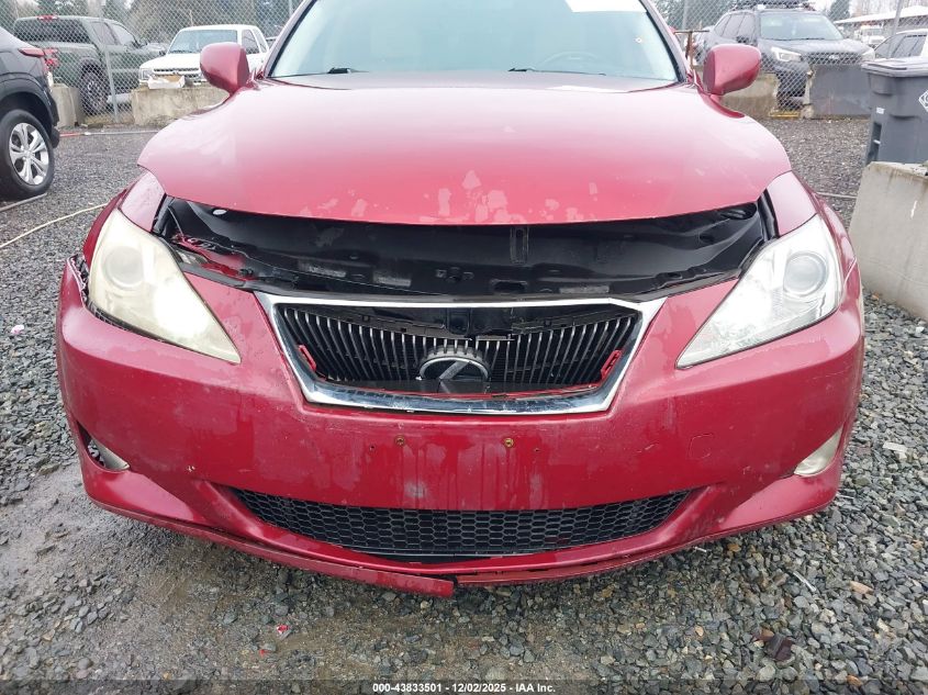 2008 Lexus Is 250 VIN: JTHBK262882072280 Lot: 43833501