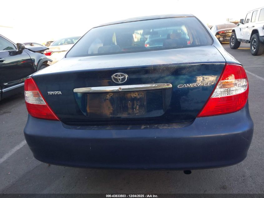 2004 Toyota Camry Le VIN: 4T1BE32K74U263431 Lot: 43833503