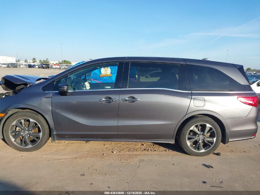 2023 Honda Odyssey Elite VIN: 5FNRL6H90PB069691 Lot: 43833509