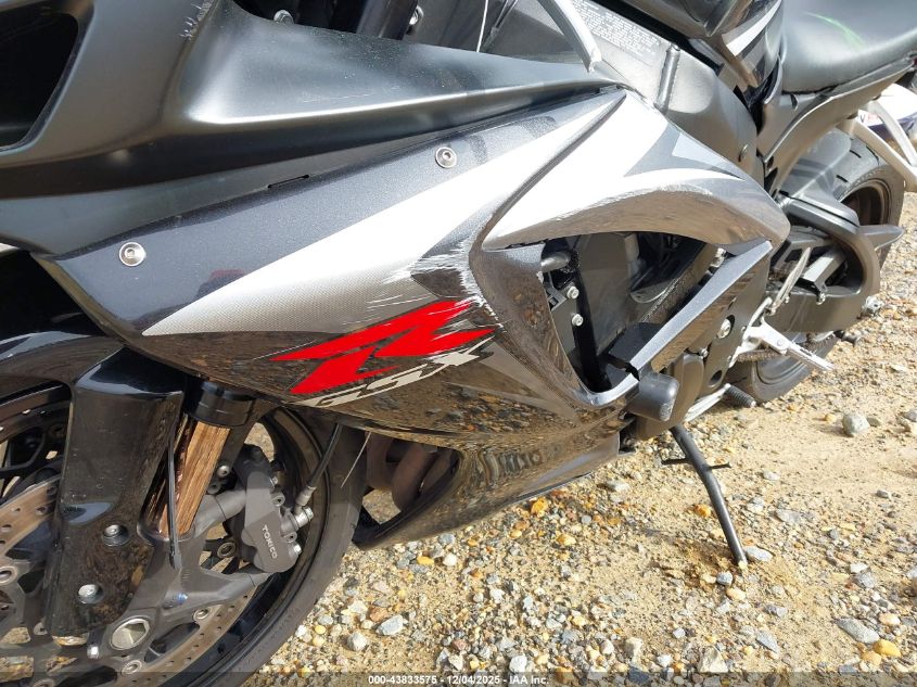 2007 Suzuki Gsx-R750 VIN: JS1GR7KA072107089 Lot: 43833575