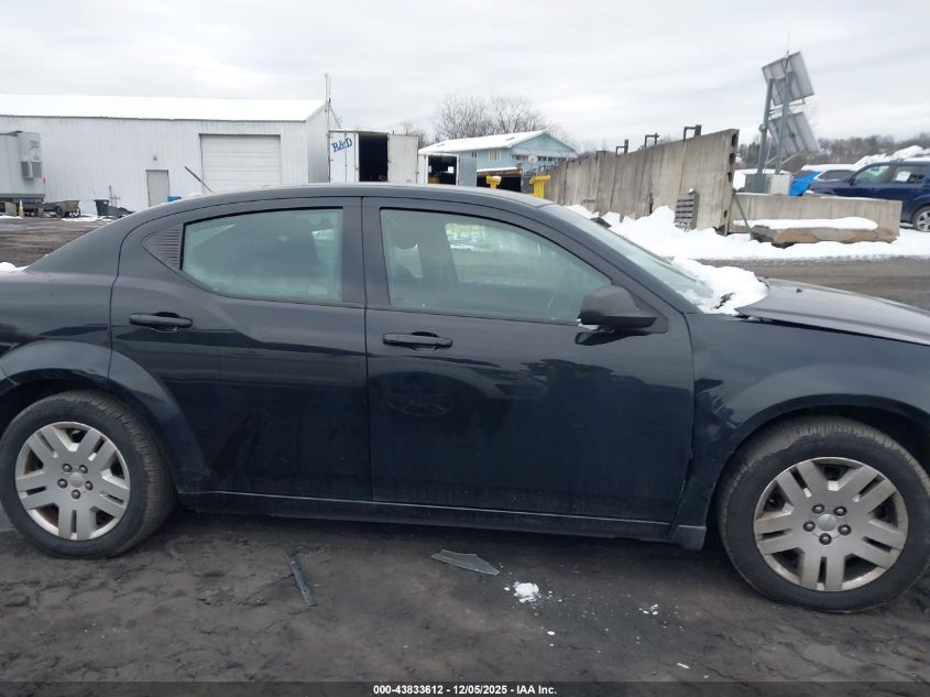 2014 Dodge Avenger Se VIN: 1C3CDZABXEN112891 Lot: 43833612