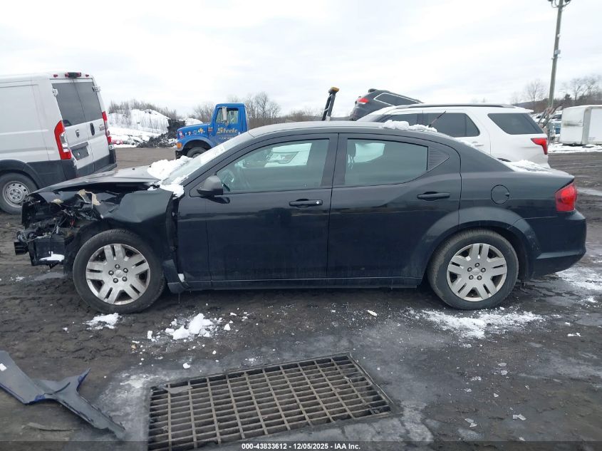 2014 Dodge Avenger Se VIN: 1C3CDZABXEN112891 Lot: 43833612