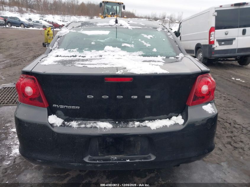 2014 Dodge Avenger Se VIN: 1C3CDZABXEN112891 Lot: 43833612