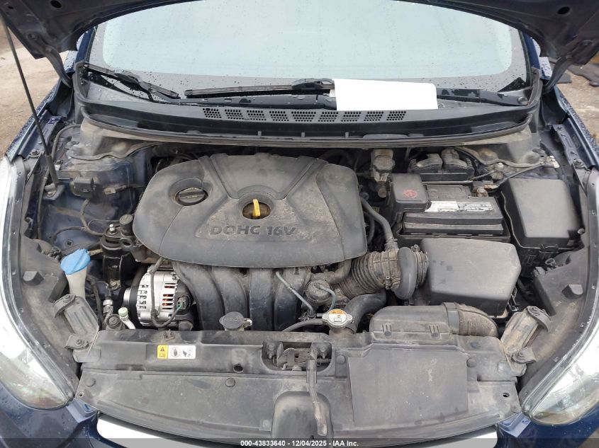 2014 Hyundai Elantra Se VIN: 5NPDH4AE7EH507970 Lot: 43833640