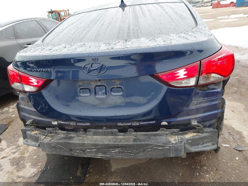 2014 Hyundai Elantra Se VIN: 5NPDH4AE7EH507970 Lot: 43833640