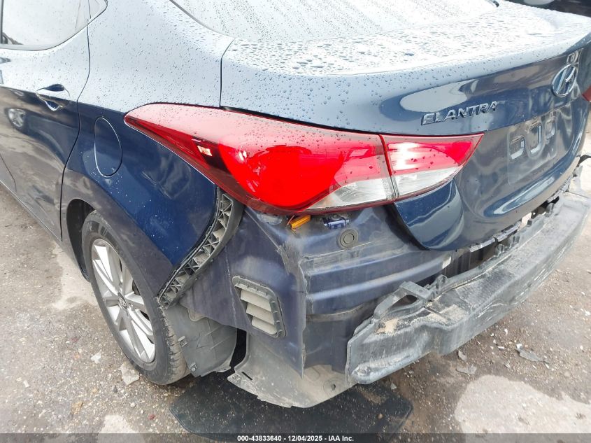 2014 Hyundai Elantra Se VIN: 5NPDH4AE7EH507970 Lot: 43833640