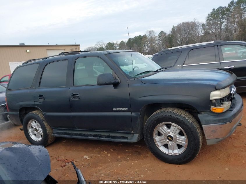 2001 Chevrolet Tahoe Lt VIN: 1GNEK13T61J265911 Lot: 43833722
