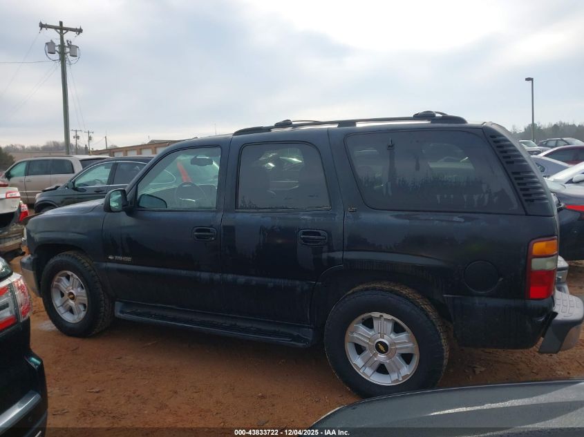 2001 Chevrolet Tahoe Lt VIN: 1GNEK13T61J265911 Lot: 43833722