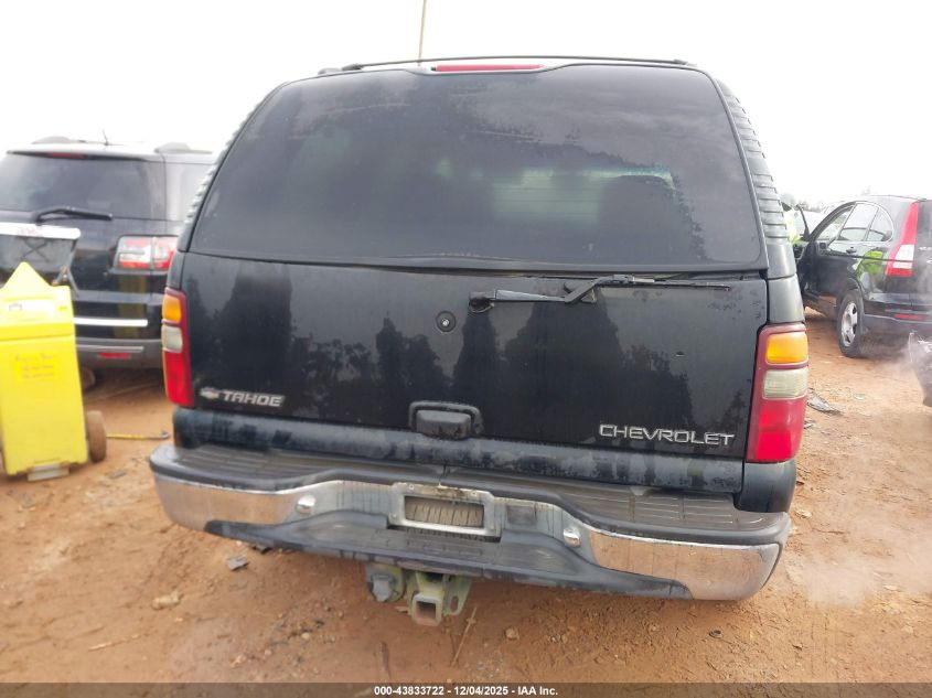 2001 Chevrolet Tahoe Lt VIN: 1GNEK13T61J265911 Lot: 43833722