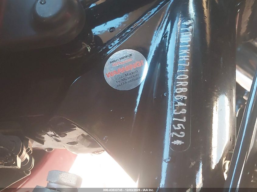 2024 Harley-Davidson Fltrx VIN: 1HD1KH710RB643752 Lot: 43833745