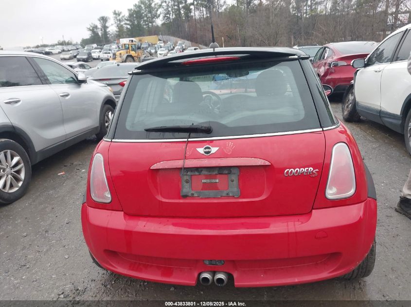 2005 Mini Cooper S VIN: WMWRE33415TD93909 Lot: 43833801