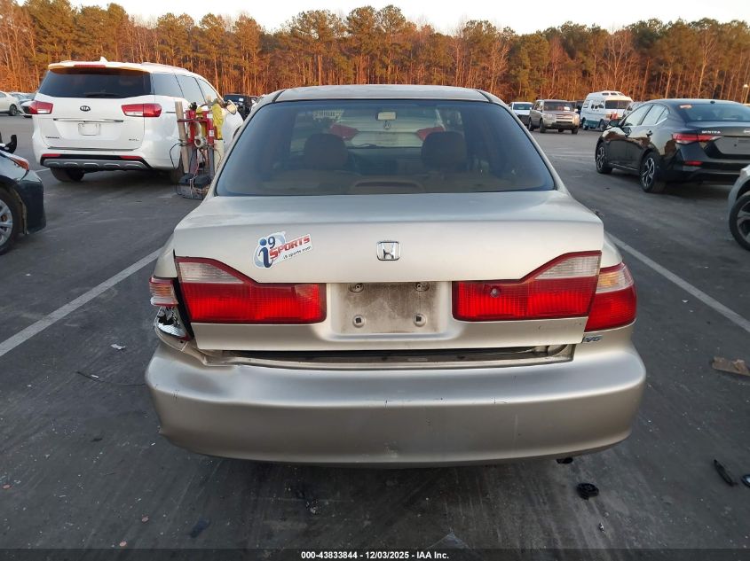 2000 Honda Accord 3.0 Ex VIN: 1HGCG165XYA075832 Lot: 43833844