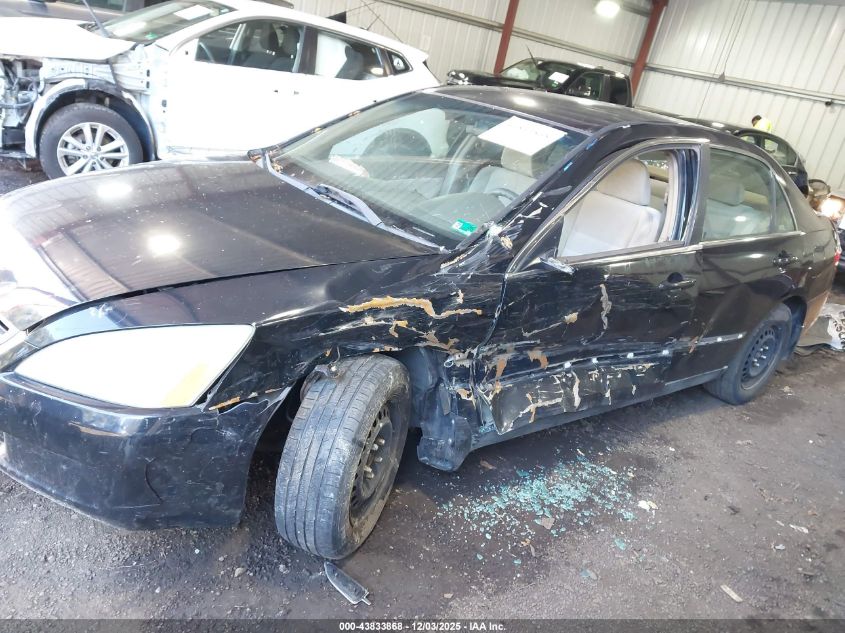 2003 Honda Accord 2.4 Lx VIN: 1HGCM56303A147175 Lot: 43833868