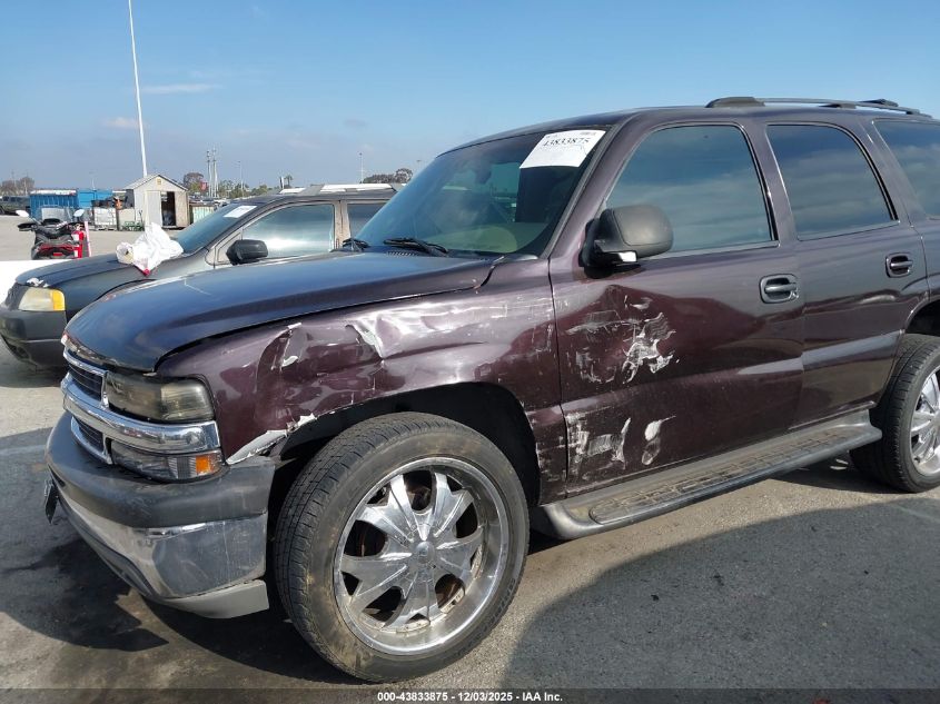 2001 Chevrolet Tahoe Ls VIN: 1GNEC13T71J248399 Lot: 43833875