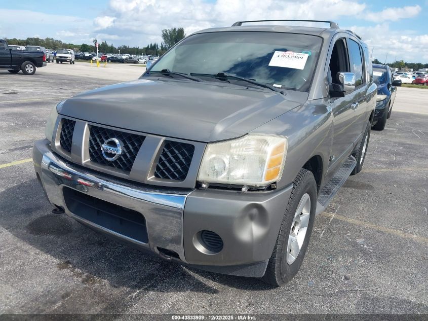 2006 Nissan Armada Se VIN: 5N1AA08B56N712678 Lot: 43833909