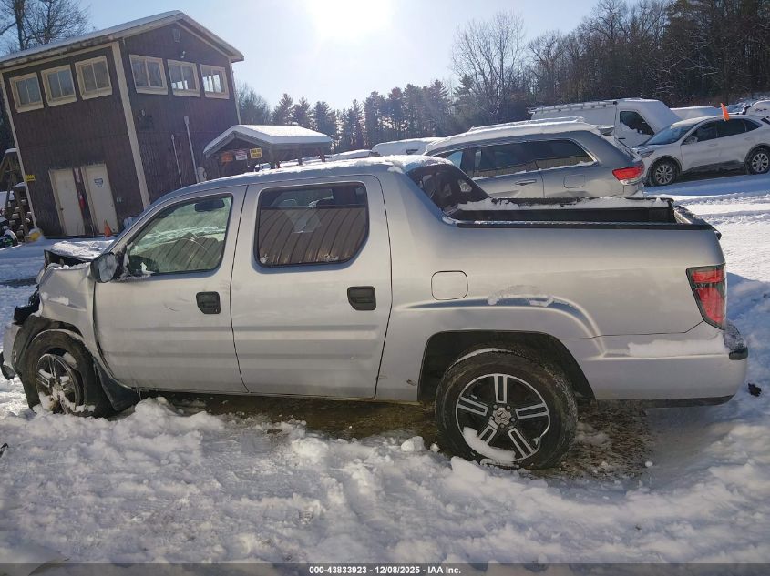 2013 Honda Ridgeline Sport VIN: 5FPYK1F73DB012214 Lot: 43833923