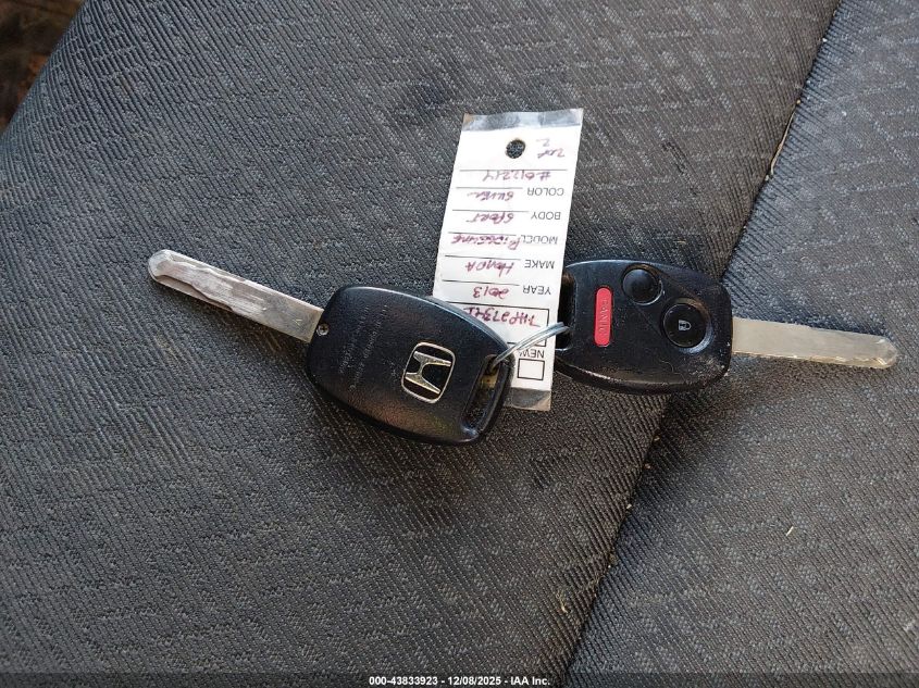 2013 Honda Ridgeline Sport VIN: 5FPYK1F73DB012214 Lot: 43833923