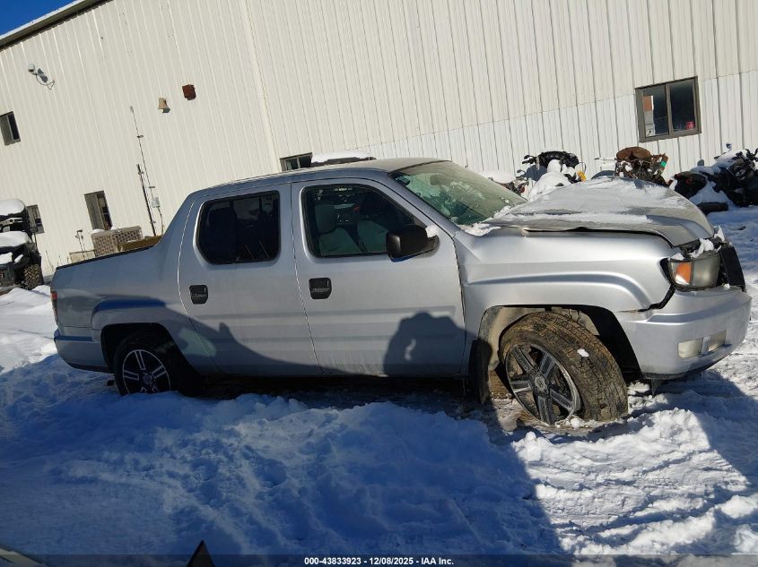 2013 Honda Ridgeline Sport VIN: 5FPYK1F73DB012214 Lot: 43833923