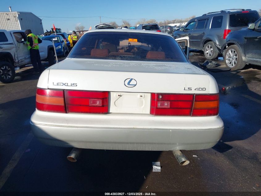1991 Lexus Ls 400 VIN: JT8UF11E0M0055195 Lot: 43833927