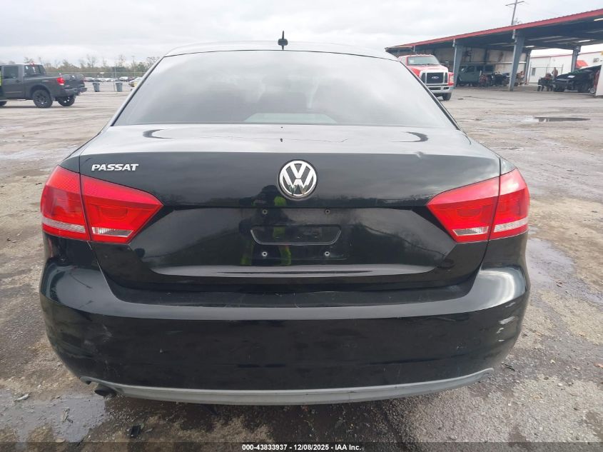 2013 Volkswagen Passat 2.5L S VIN: 1VWAP7A36DC061324 Lot: 43833937