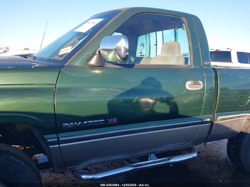 1996 Dodge Ram 1500 VIN: 1B7HF16YXTS705000 Lot: 43833964