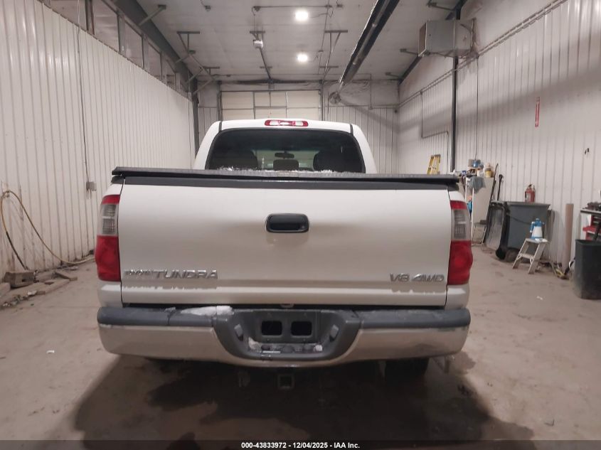 2006 Toyota Tundra Sr5 V8 VIN: 5TBDT44146S552036 Lot: 43833972