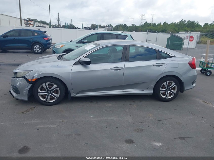 2016 Honda Civic Lx VIN: 19XFC2F59GE099435 Lot: 43833992