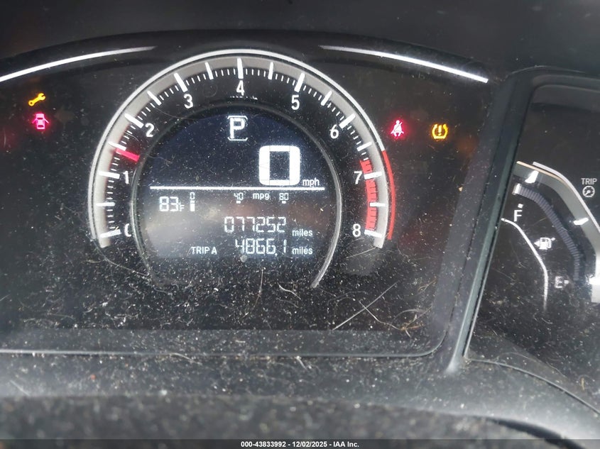 2016 Honda Civic Lx VIN: 19XFC2F59GE099435 Lot: 43833992