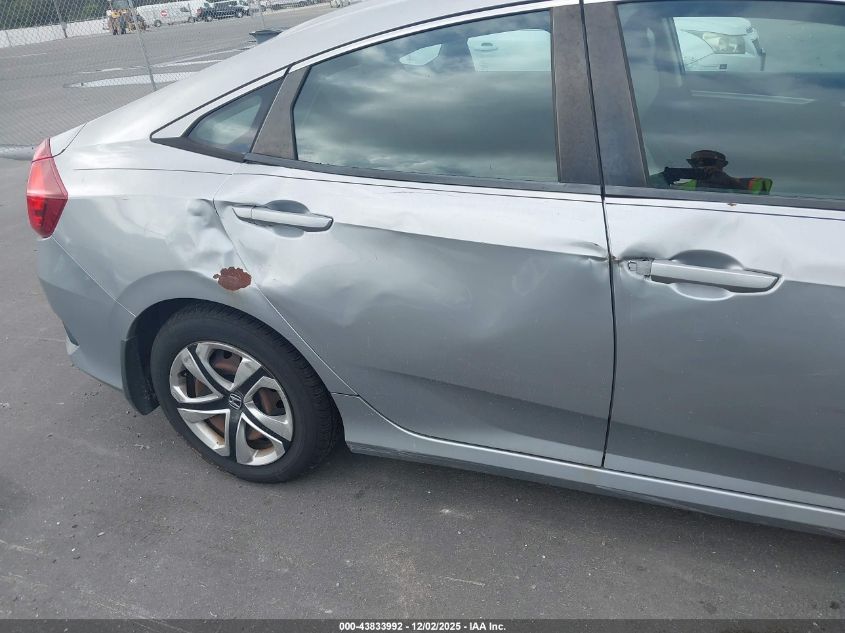 2016 Honda Civic Lx VIN: 19XFC2F59GE099435 Lot: 43833992