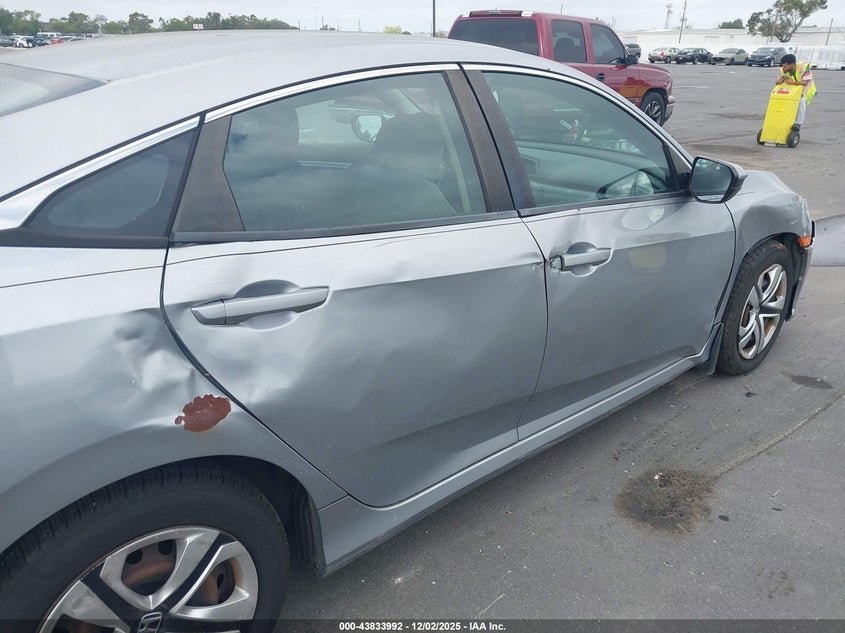 2016 Honda Civic Lx VIN: 19XFC2F59GE099435 Lot: 43833992