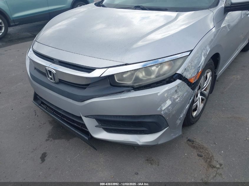 2016 Honda Civic Lx VIN: 19XFC2F59GE099435 Lot: 43833992