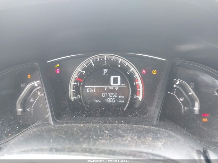 2016 Honda Civic Lx VIN: 19XFC2F59GE099435 Lot: 43833992