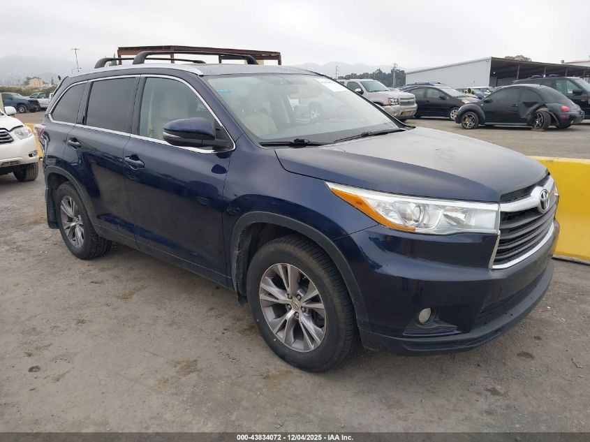 TOYOTA HIGHLANDER XLE V6