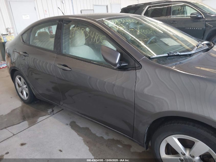 2016 Dodge Dart Sxt VIN: 1C3CDFBB2GD563982 Lot: 43834105