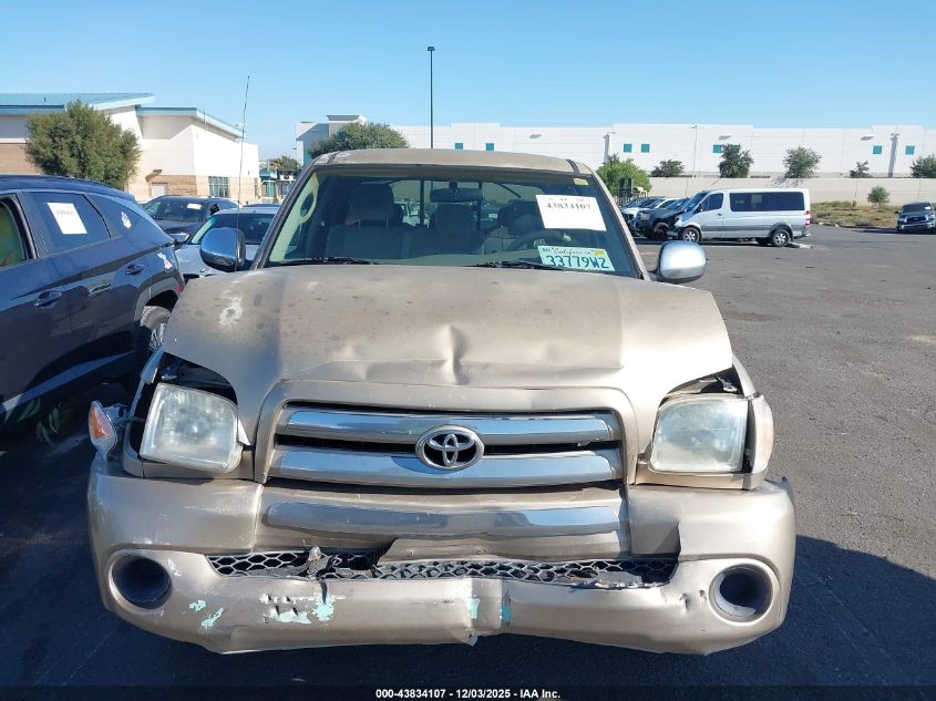 2006 Toyota Tundra Sr5 VIN: 5TBRU34186S477936 Lot: 43834107