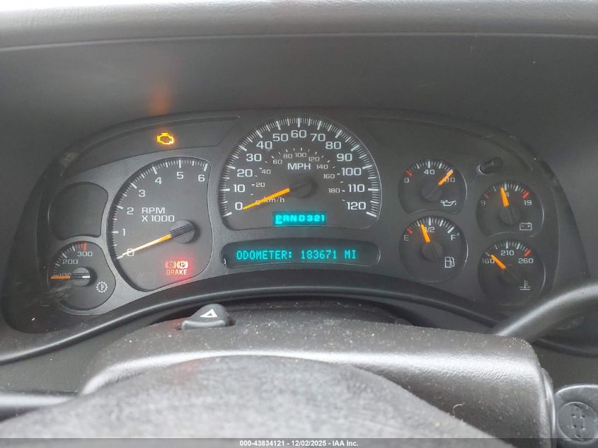 2005 Chevrolet Tahoe Lt VIN: 1GNEK13TX5J197554 Lot: 43834121