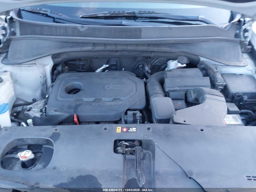 2017 Kia Sorento 2.4L Lx VIN: 5XYPG4A37HG191304 Lot: 43834171