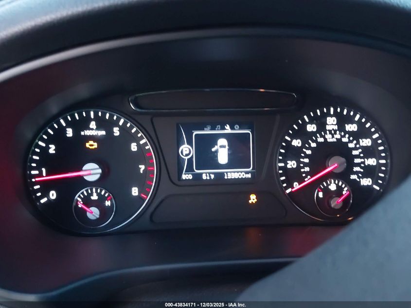 2017 Kia Sorento 2.4L Lx VIN: 5XYPG4A37HG191304 Lot: 43834171