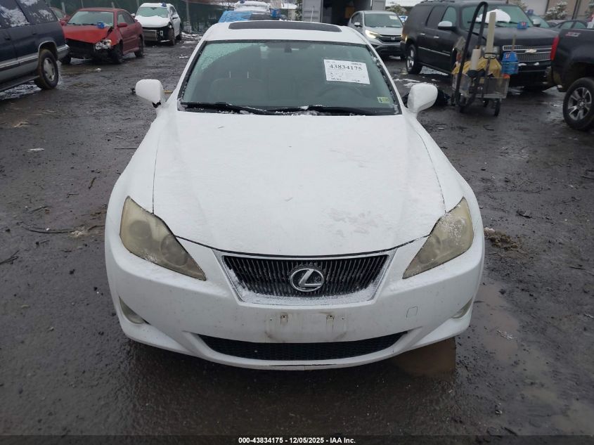 2007 Lexus Is 250 VIN: JTHCK262772014678 Lot: 43834175