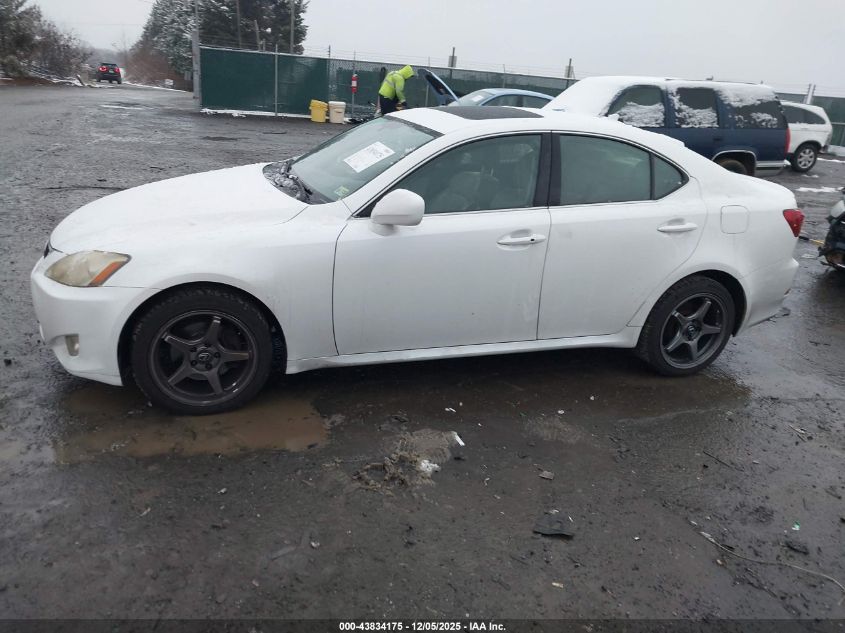 2007 Lexus Is 250 VIN: JTHCK262772014678 Lot: 43834175