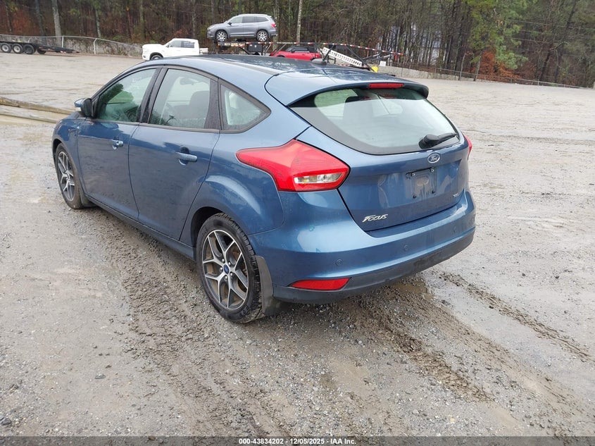 Vin: 1fadp3m29jl213447, lot: 44329694, ford focus sel 20183