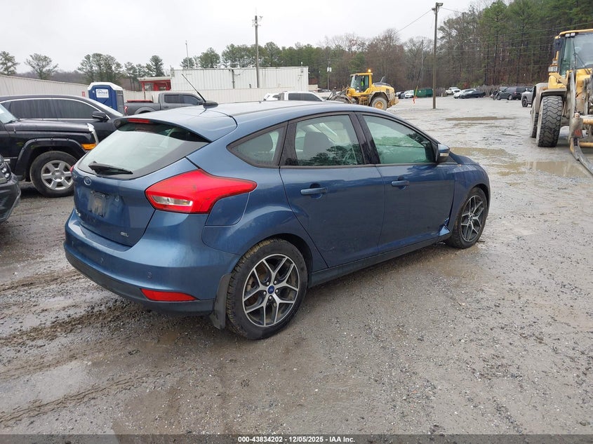 Vin: 1fadp3m29jl213447, lot: 44329694, ford focus sel 20184