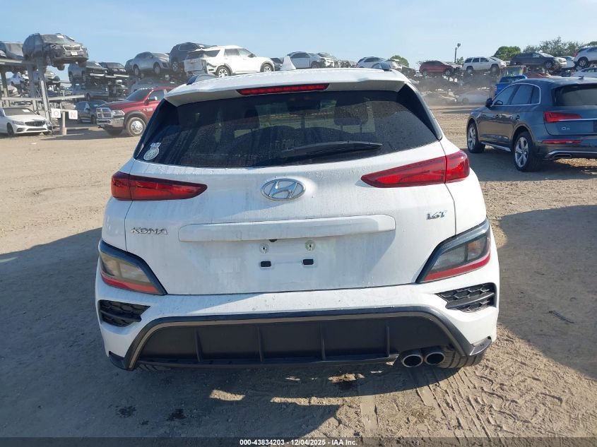 2022 Hyundai Kona N Line VIN: KM8K33A30NU905389 Lot: 43834203