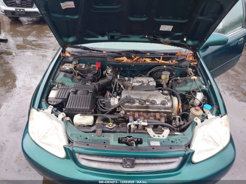 1999 Honda Civic Ex VIN: 1HGEJ8250XL011150 Lot: 43834213
