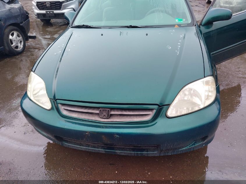1999 Honda Civic Ex VIN: 1HGEJ8250XL011150 Lot: 43834213