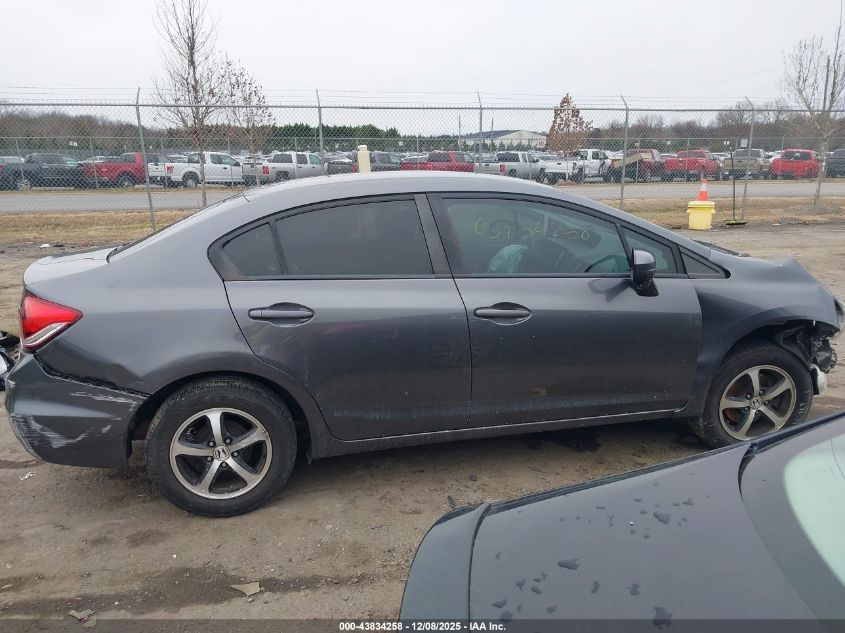 2015 Honda Civic Se VIN: 19XFB2F76FE217332 Lot: 43834258