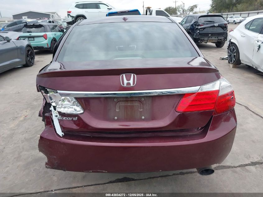 2015 Honda Accord Ex-L VIN: 1HGCR2F88FA076291 Lot: 43834272
